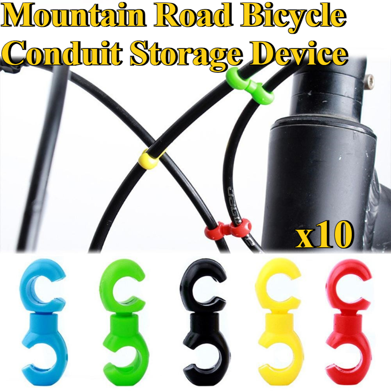 Mountain Biking Stuff - 10Pcs/Set Plastics Bike Cross Line Clips