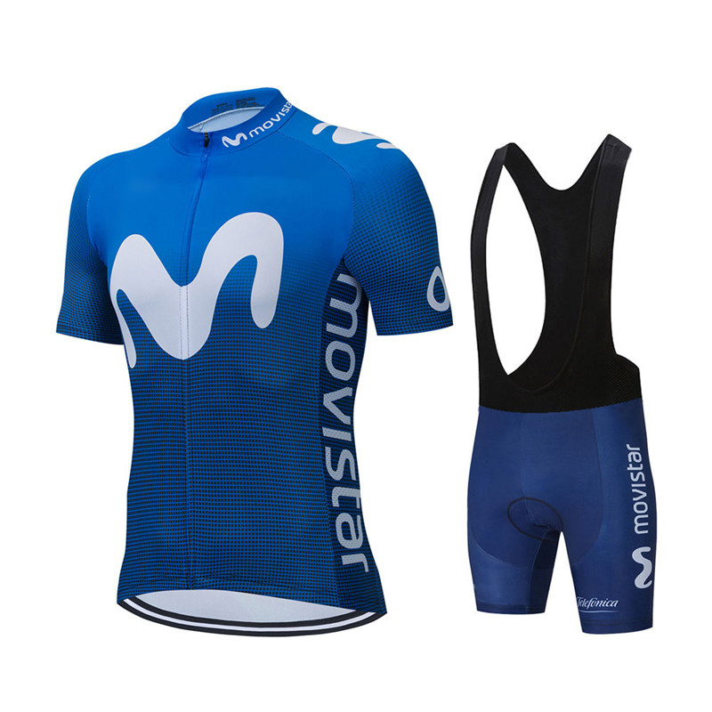 Mountain Biking Clothes - New Summer Movistar Team Cycling Jersey