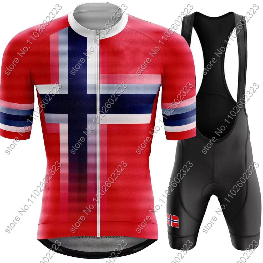 Mountain Biking Shirts - 2024 Norway Cycling Jersey National Team