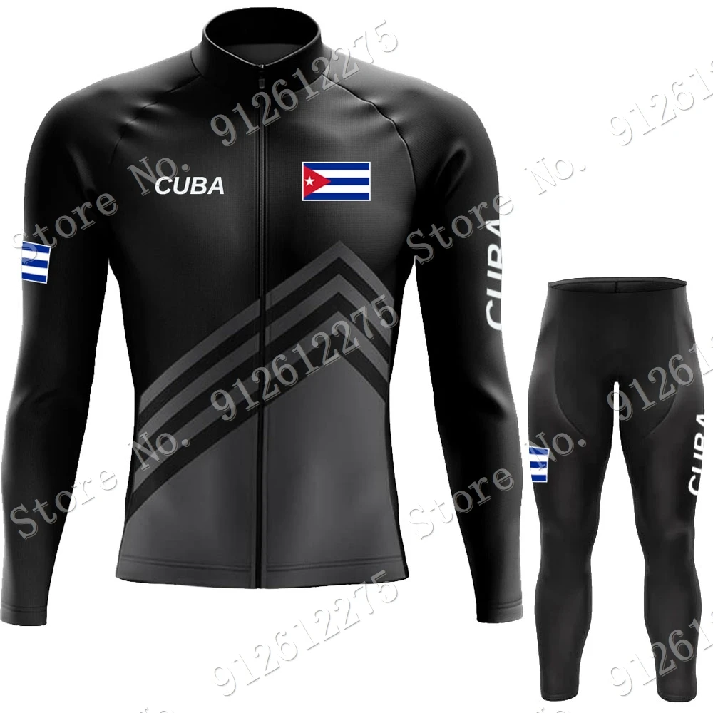 Cuba Cycling Jersey Set Cyclin - Mountain Biking Clothes 评论和价格