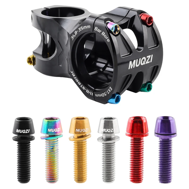 MUQZI 6pcs Stem Bolts M5x17mm  - Handlebar Riser Stem 评论和价格