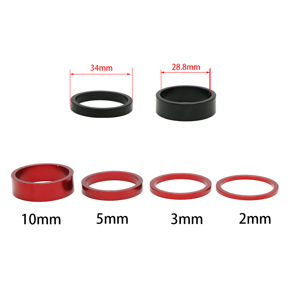 6Pcs/Set 10mm MTB Road Bike St - Handlebar Riser Stem 评论和价格