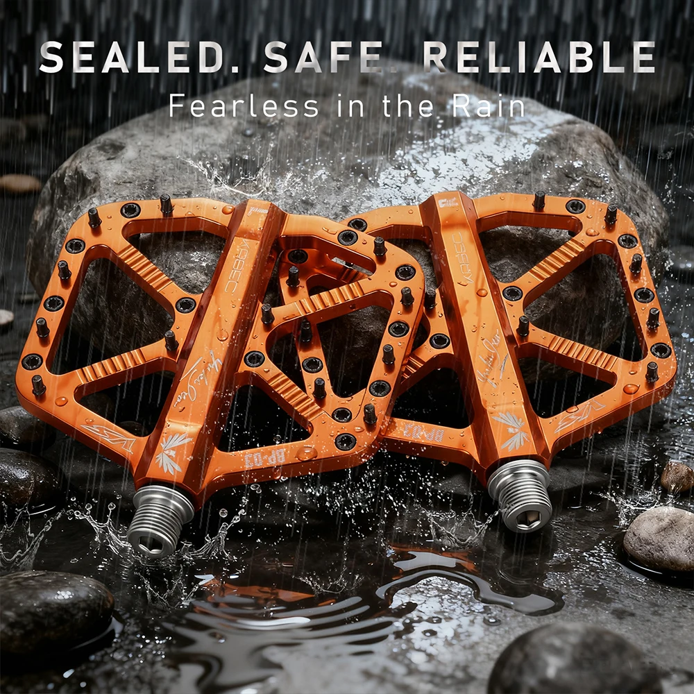 Ultralight Bike Pedals KRSEC C - Mountain Biking Vs Road Biking 评论和价格