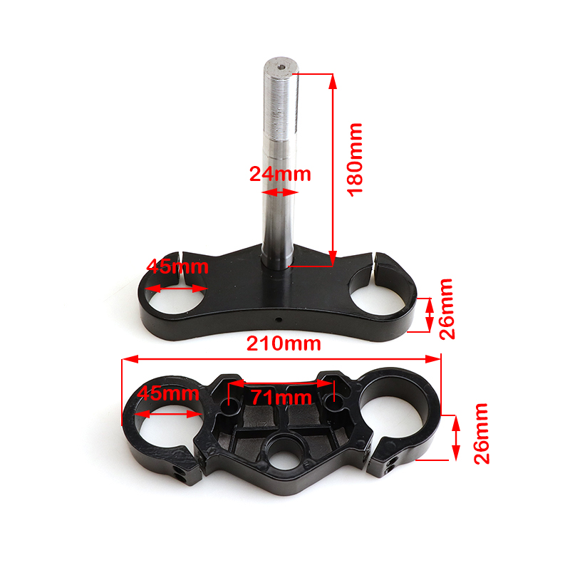Motorcycle Handlebar Triple Tr - Handlebar Riser Stem 评论和价格