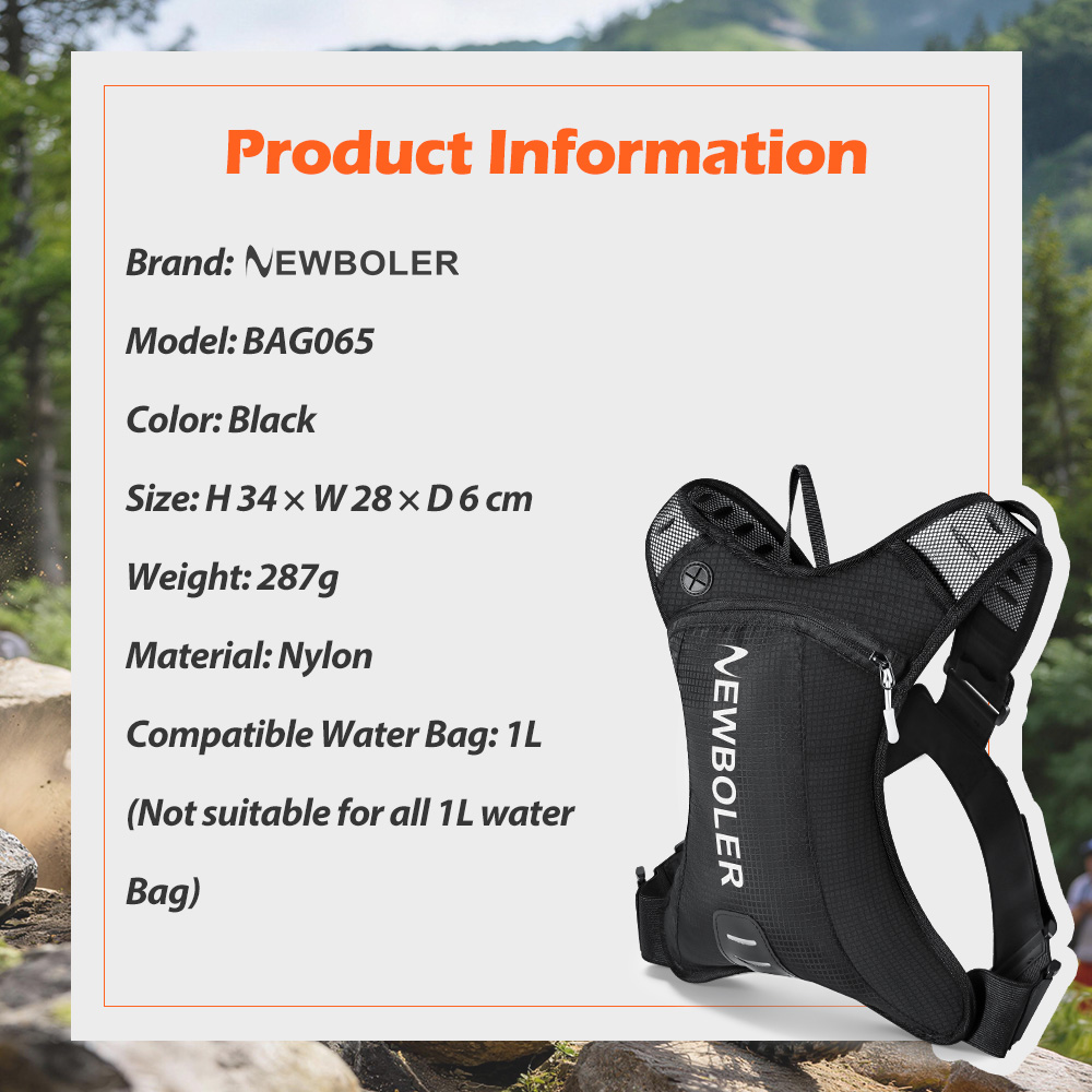 NEWBOLER 5L Motorcycle Cycling - Mountain Biking Hydration Pack 评论和价格