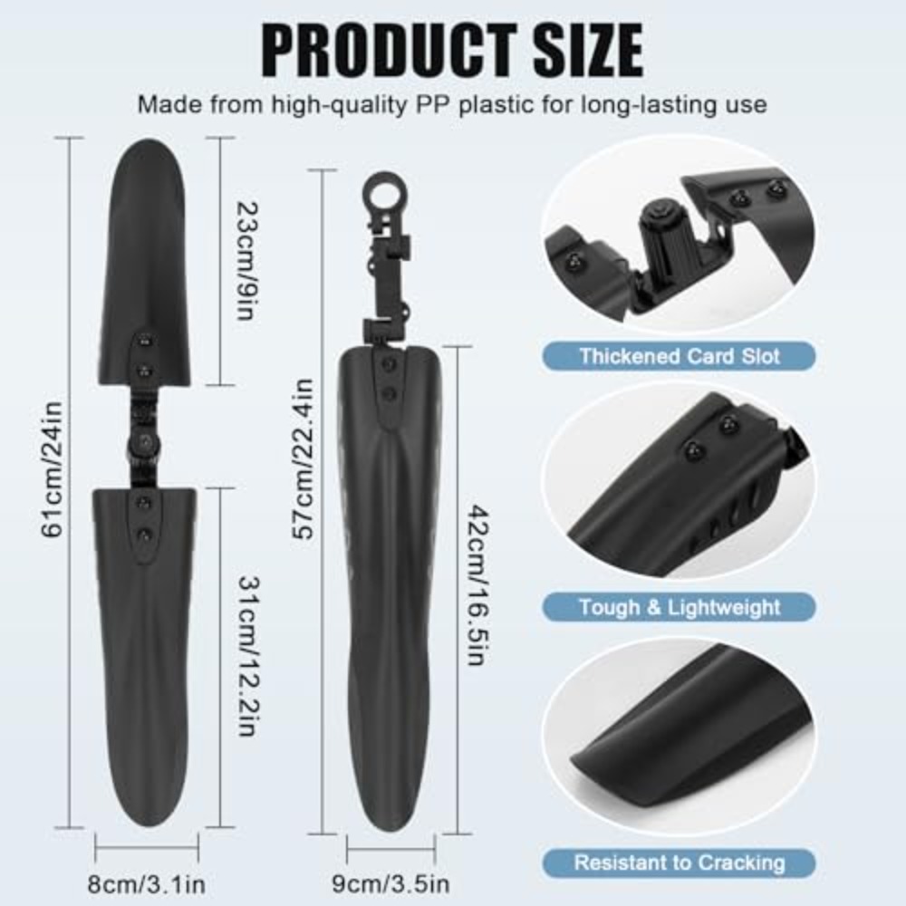 Bike Mud Guard Set Front & Rea - Mountain Biking Stuff 评论和价格