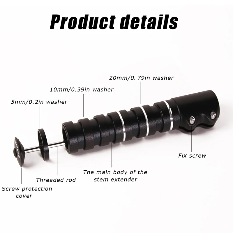 BUCKLOS Bike Handlebar Stem He - Handlebar Riser Stem 评论和价格