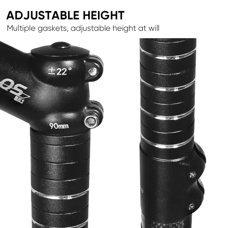 BUCKLOS Bike Handlebar Stem He - Handlebar Riser Stem 评论和价格