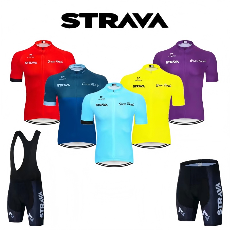 STRAVA Cycling Sets Cycling Cl - Mountain Biking Clothes 评论和价格